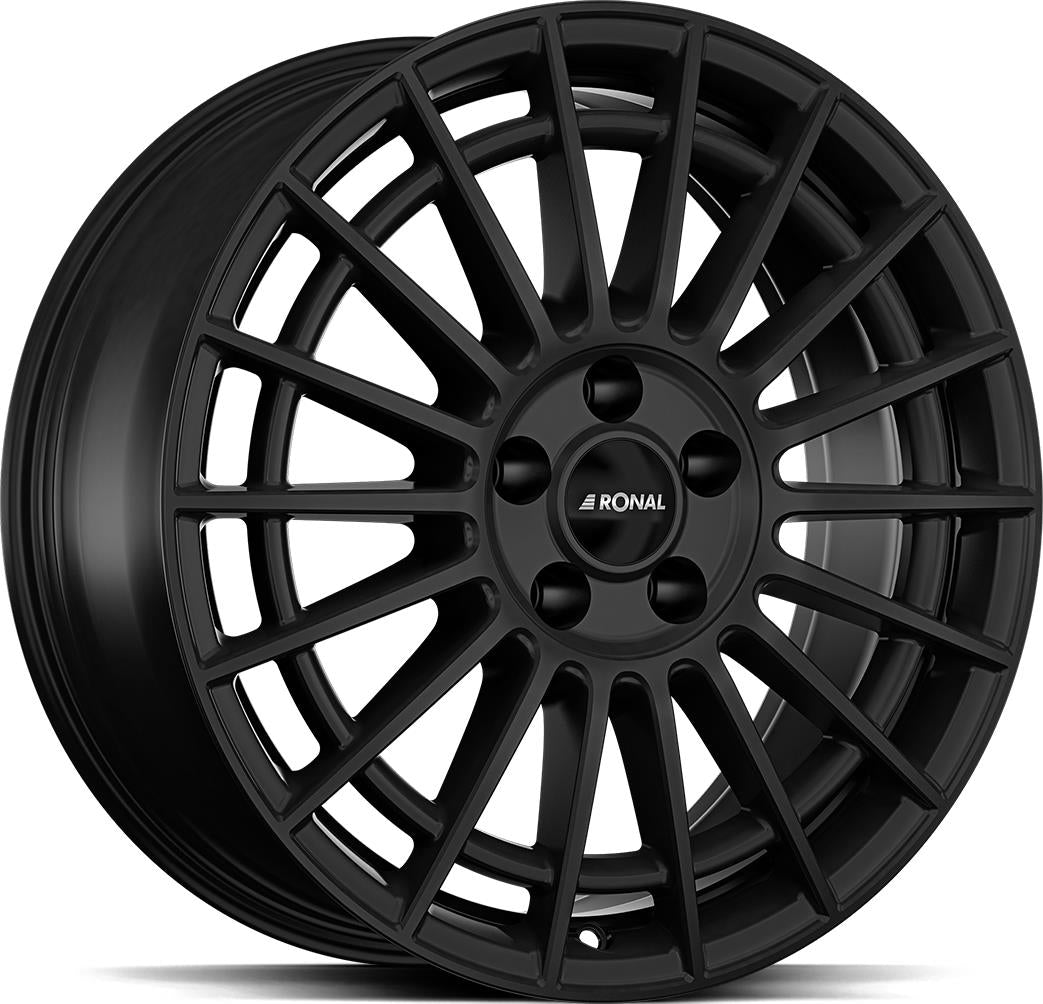 RONAL R73 Jet Black Matt 7,5x18 4/108 ET37 CB76,0