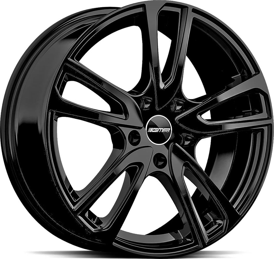 GMP Astral Glossy Black 6x16 4/100 ET40 CB57,1 Kulkona R13