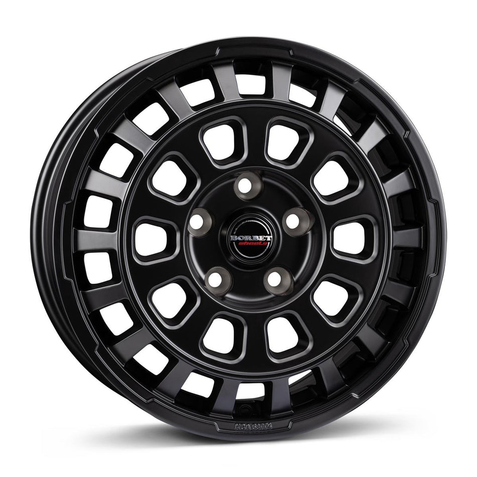 BORBET CW7 black matt 7x17 5/130 ET63 CB89,1 60°