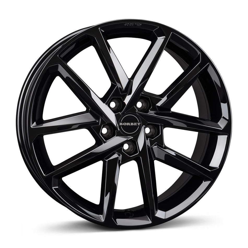 BORBET N black glossy 7,5x18 5/108 ET46 CB72,5 60°