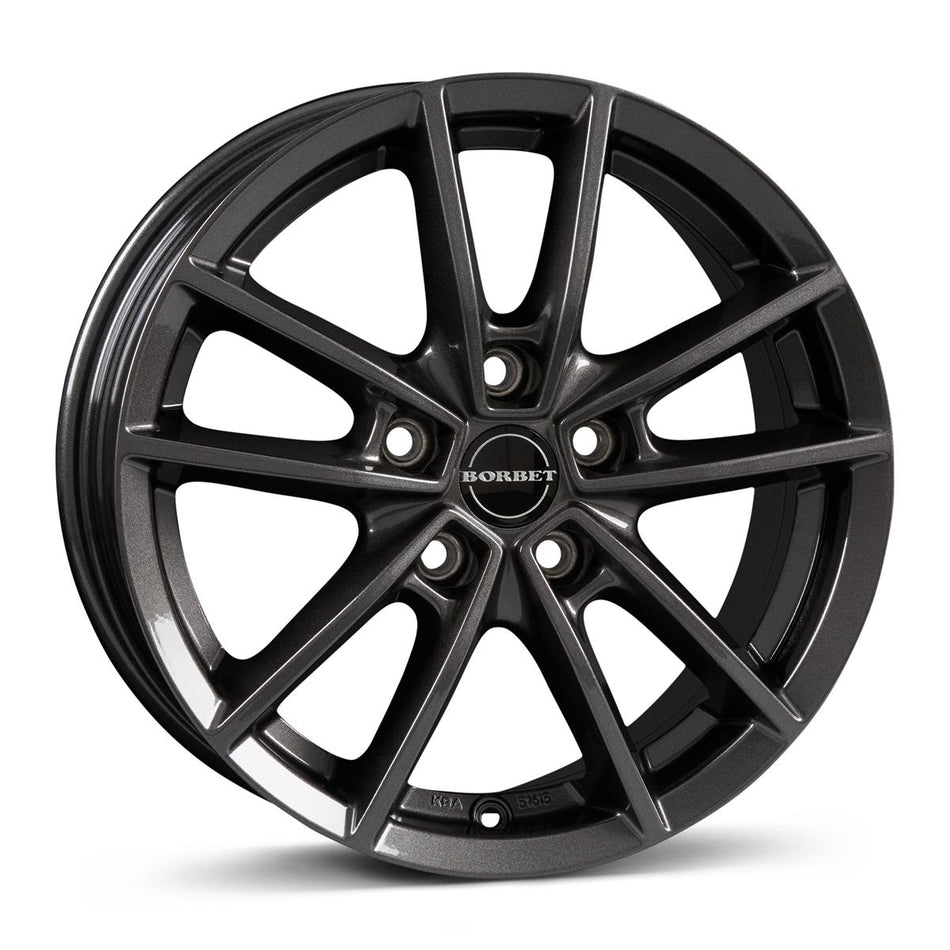 BORBET W Mist Antracite Gloss 8x19 5/112 ET35 CB66.7 60°