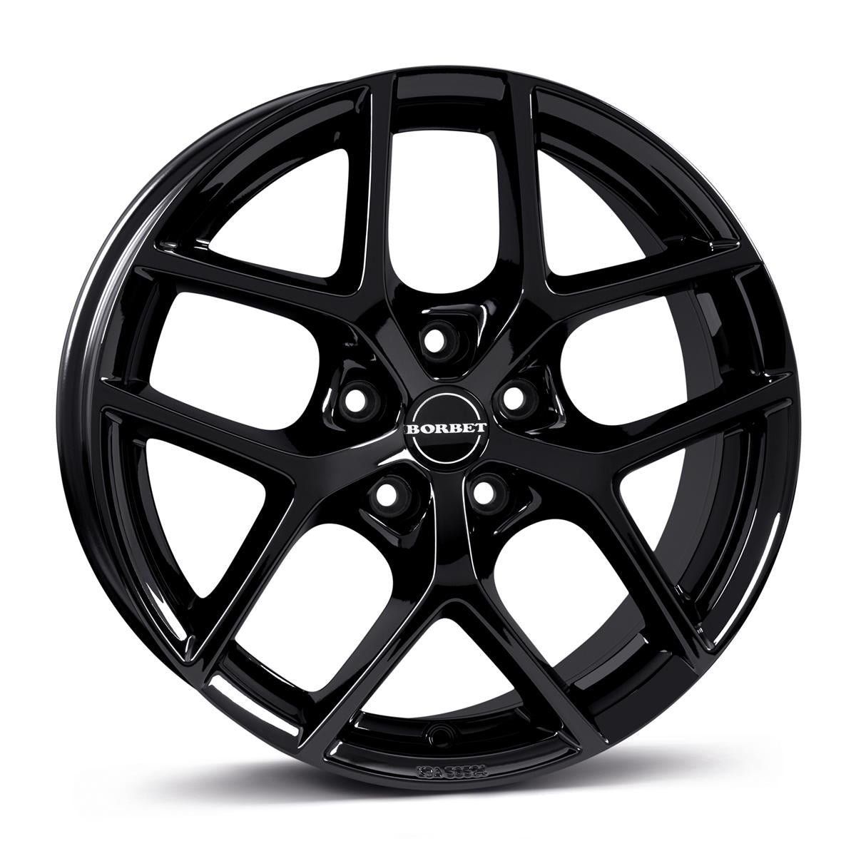 BORBET Y black glossy 9,5x20 5/112 ET35 CB66,5 60°