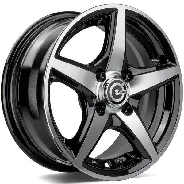 Crow Black Front Polished 5,5x13 4/100/98 ET30 CB67,1 60°