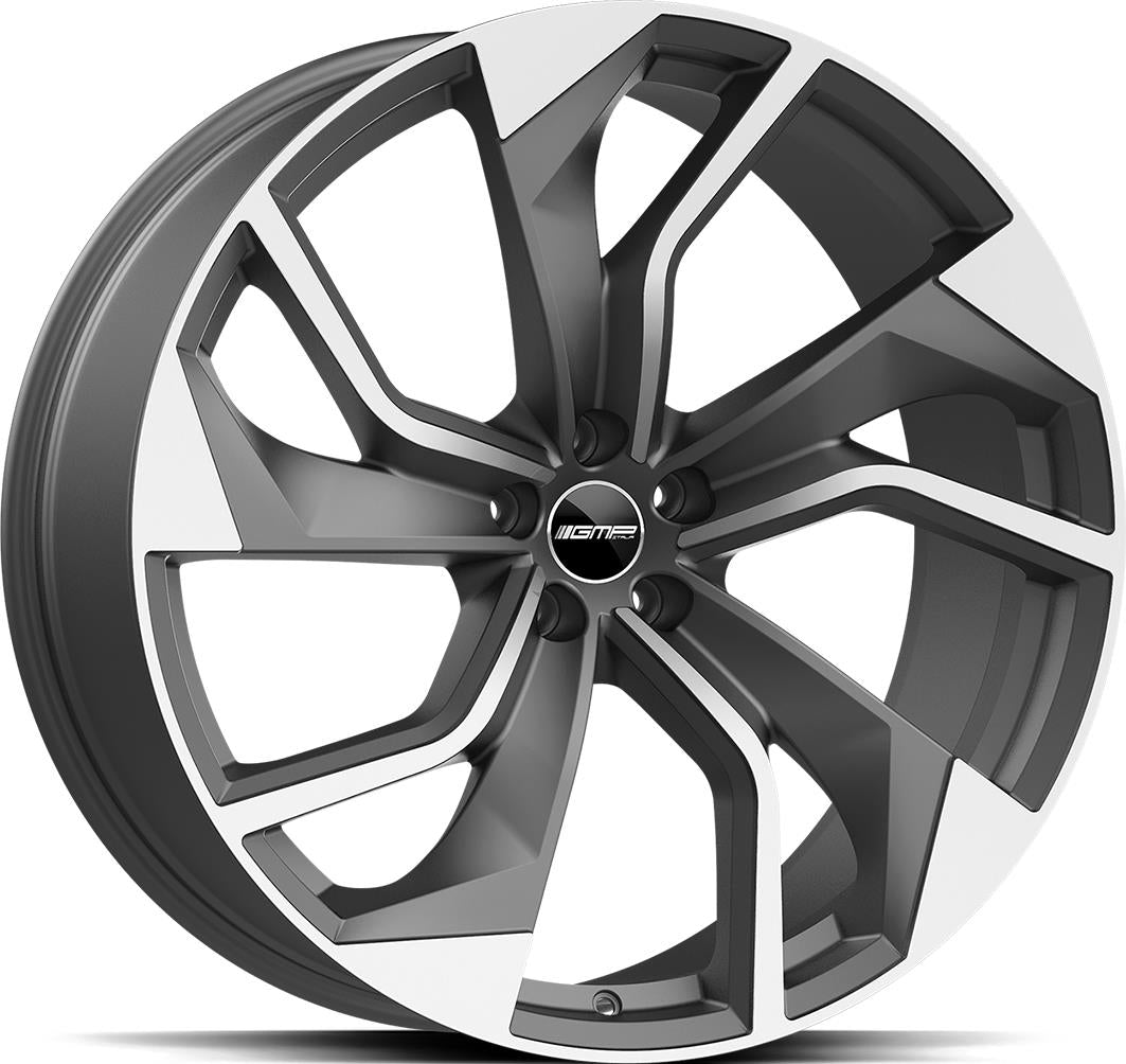 GMP Rebel Matt Anthracite Diamond 9x21 5/112 ET42 CB57,1 Kulkona R13
