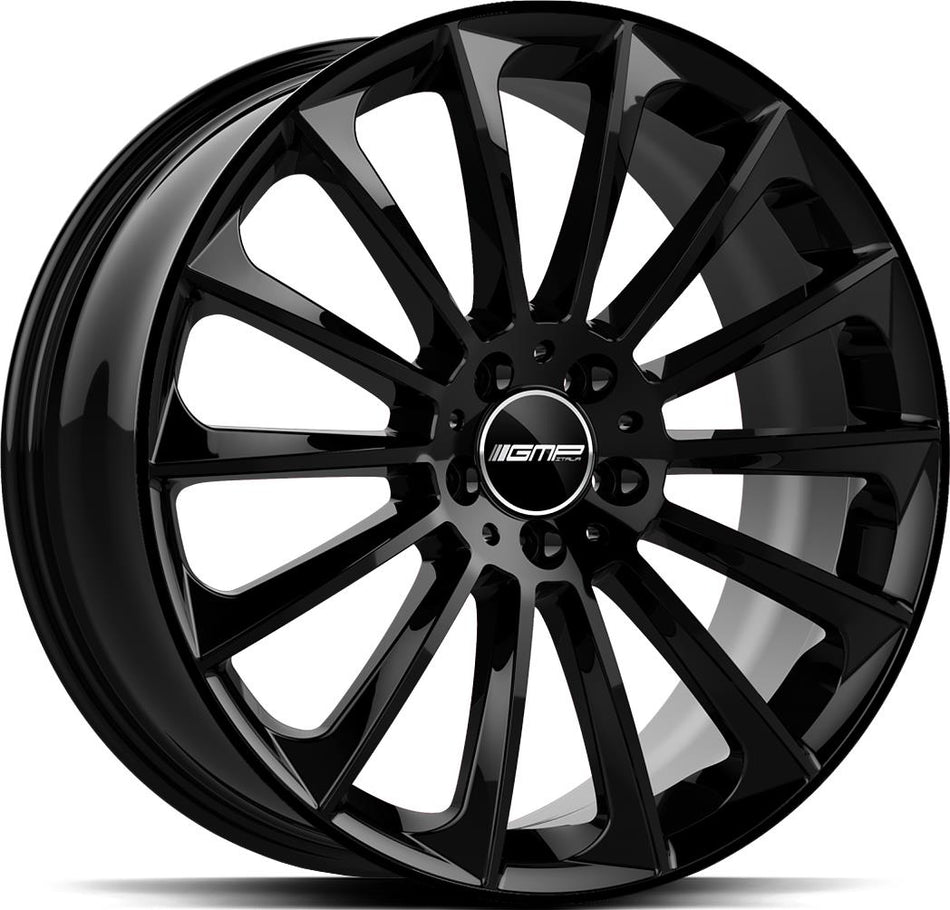 GMP Stellar Glossy Black 7,5x17 5/112 ET38 CB66,6 Kulkona R14