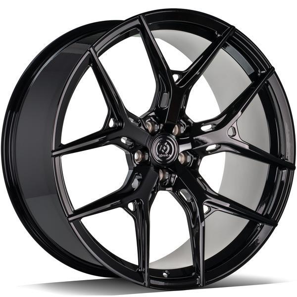 MF.4 Black Glossy 10x22 5/112 ET20 CB66,6 60°