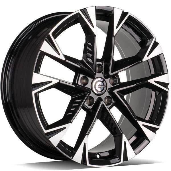 Trip Black Front Polished 8x18 5/112 ET40 CB57.1 60°