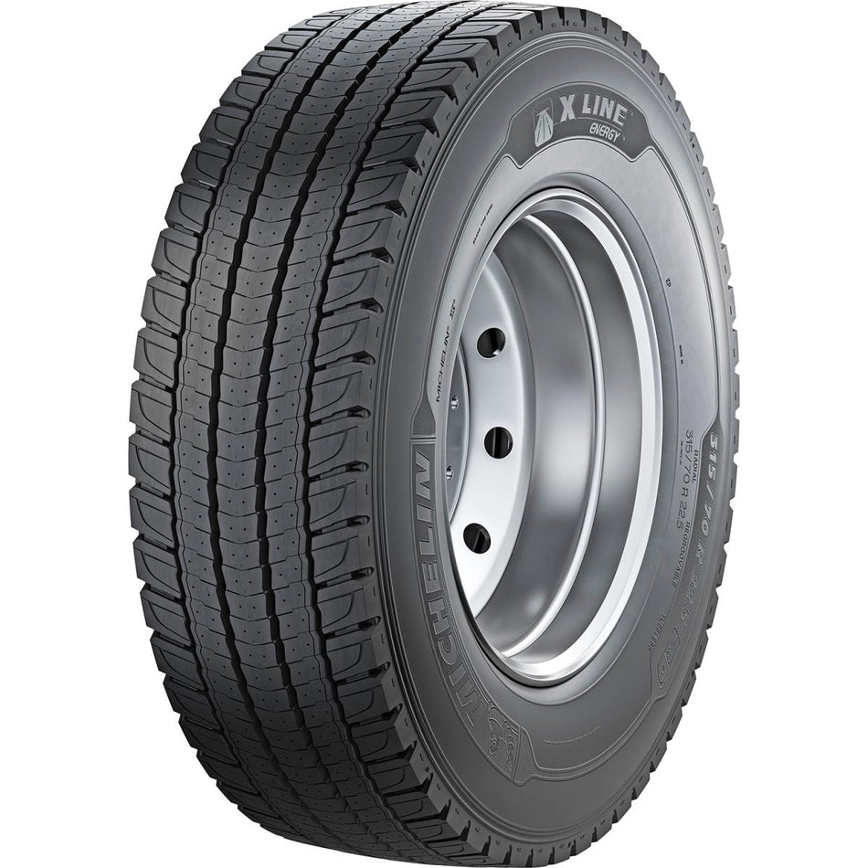 315/60R22,5 152L Michelin X LINE ENERGY D M+S 3PMSF DRIV Inkl Stål Volvo fälg DEMO