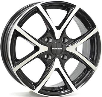 MONACO WHEELS CL2 Gloss Black / Polished 7x17 4/100 ET40