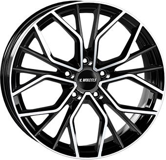IT WHEELS TIARA Gloss Black / Polished 8,5x20 5/112 ET45