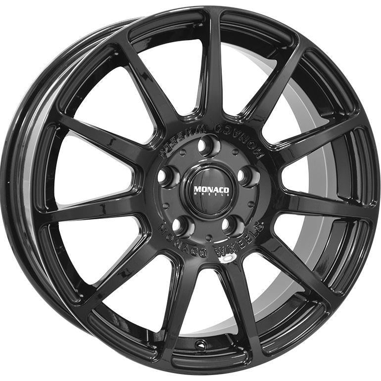 RALLYE Gloss Black 7x17 4/100 ET40 60°