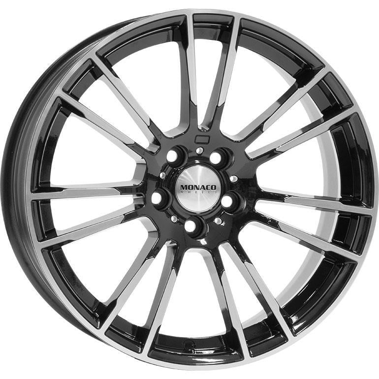MC8 Gloss Black Polished 8x18 5/112 ET30 60°