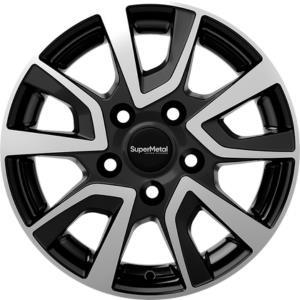 Vault Black Polished 6x16 5/130 ET68 60°