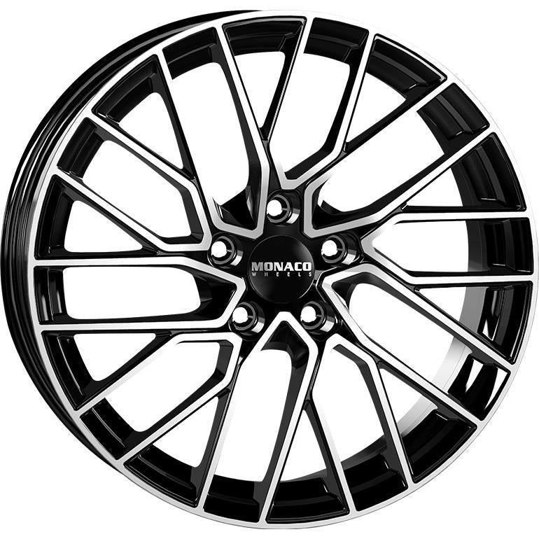 GP11 Black Polished 8x19 5/112 ET45 60°