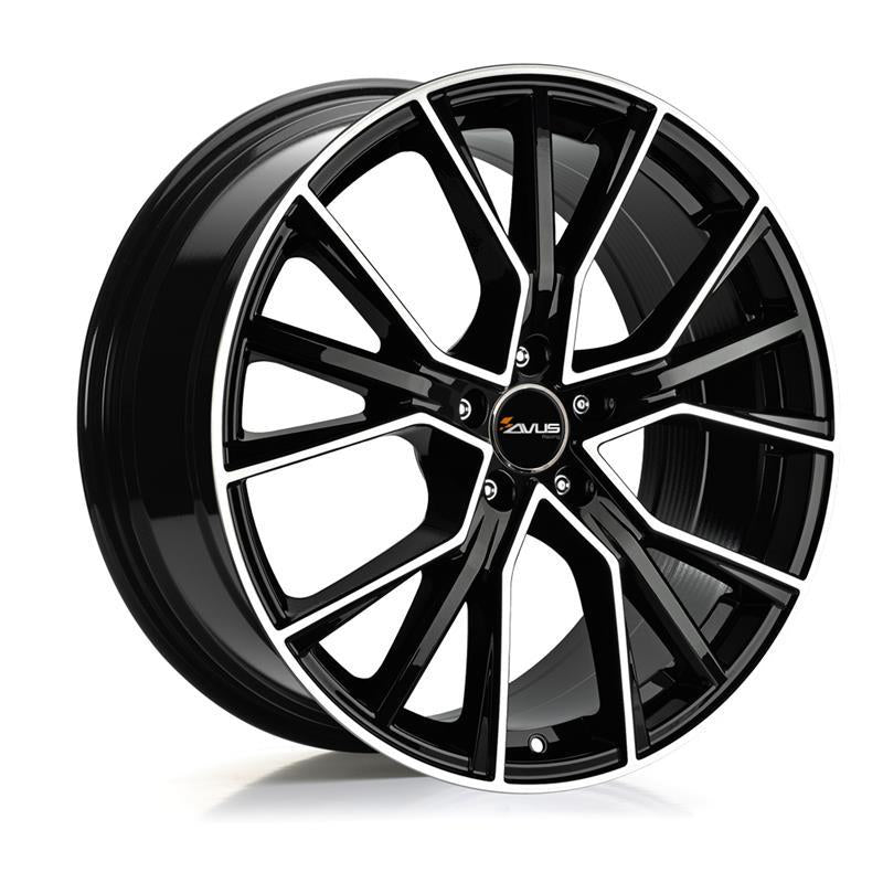 AF18 Gloss Black Polished 8x18 5/112 ET48 60°