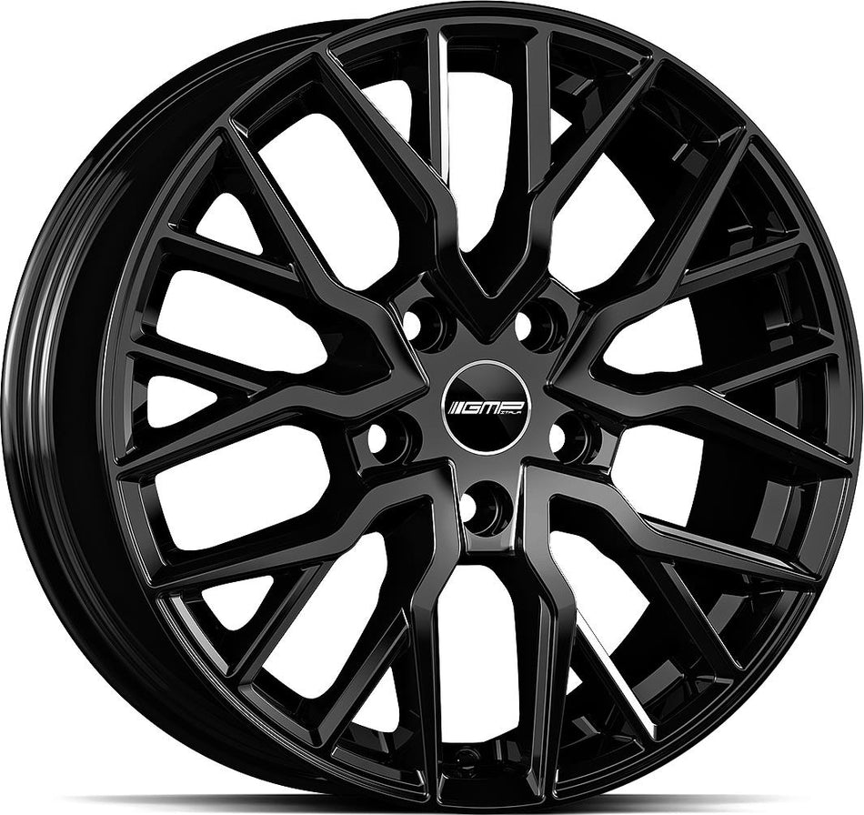 GMP Booster Glossy Black 7,5x17 5/120 ET50 CB65,1 Kulkona R14
