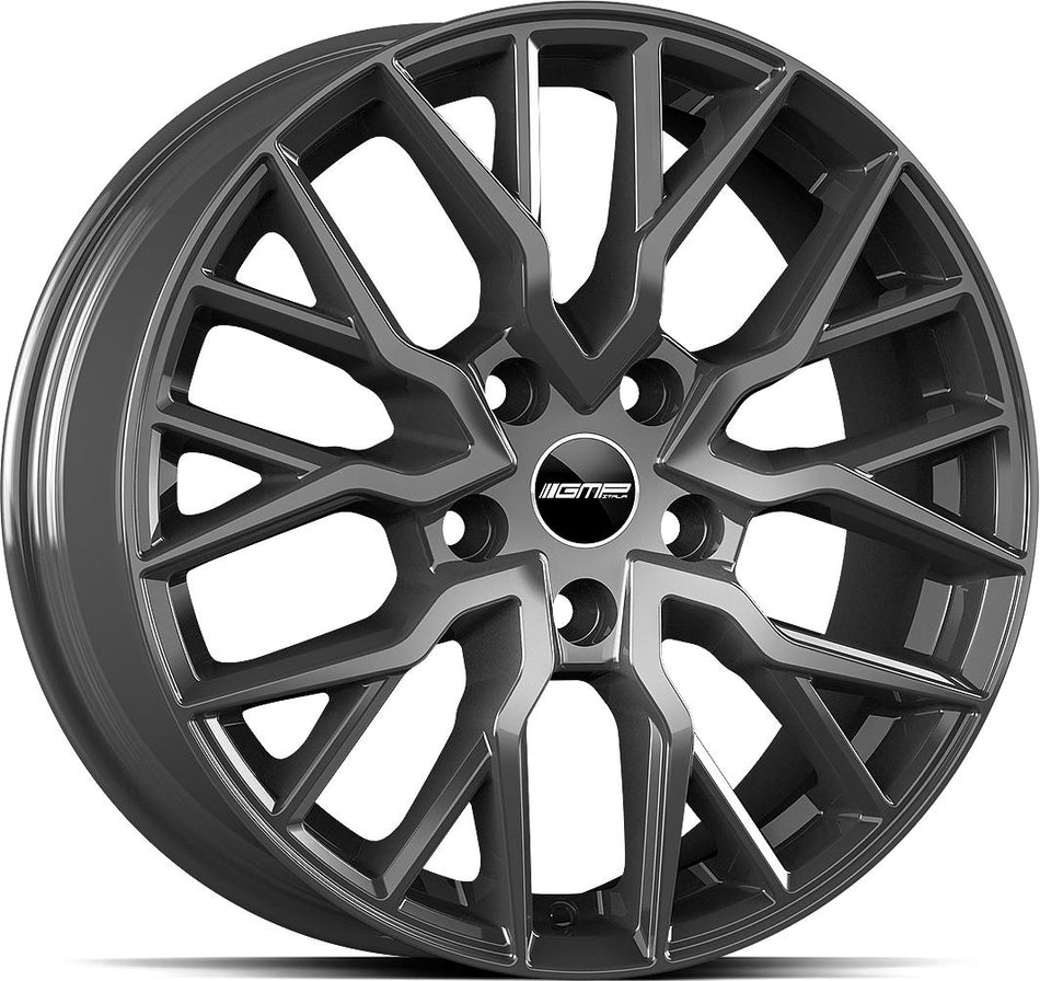 GMP Booster Glossy Anthracite 8x19 5/108 ET43 CB65,1 Flat
