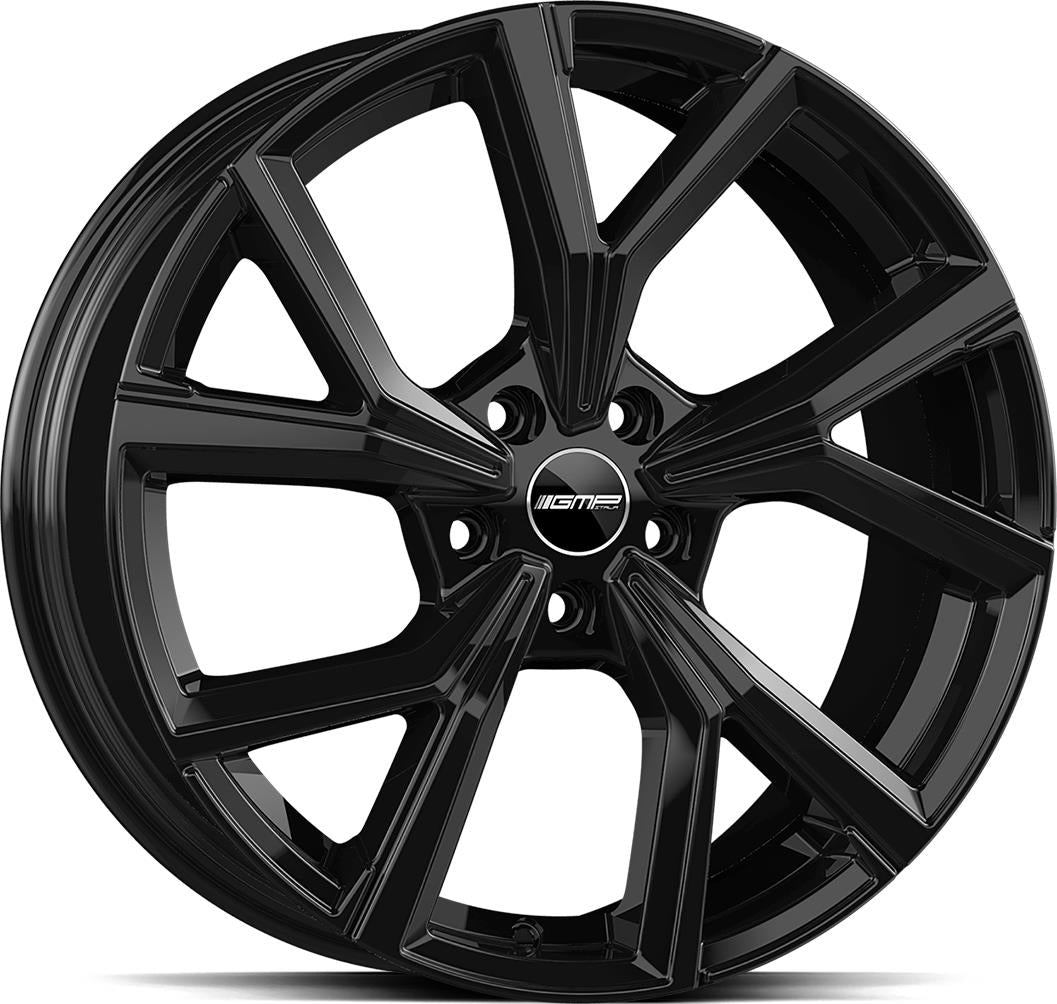 GMP Mentor Glossy Black 9x19 5/112 ET55 CB57,1 Kulkona R14