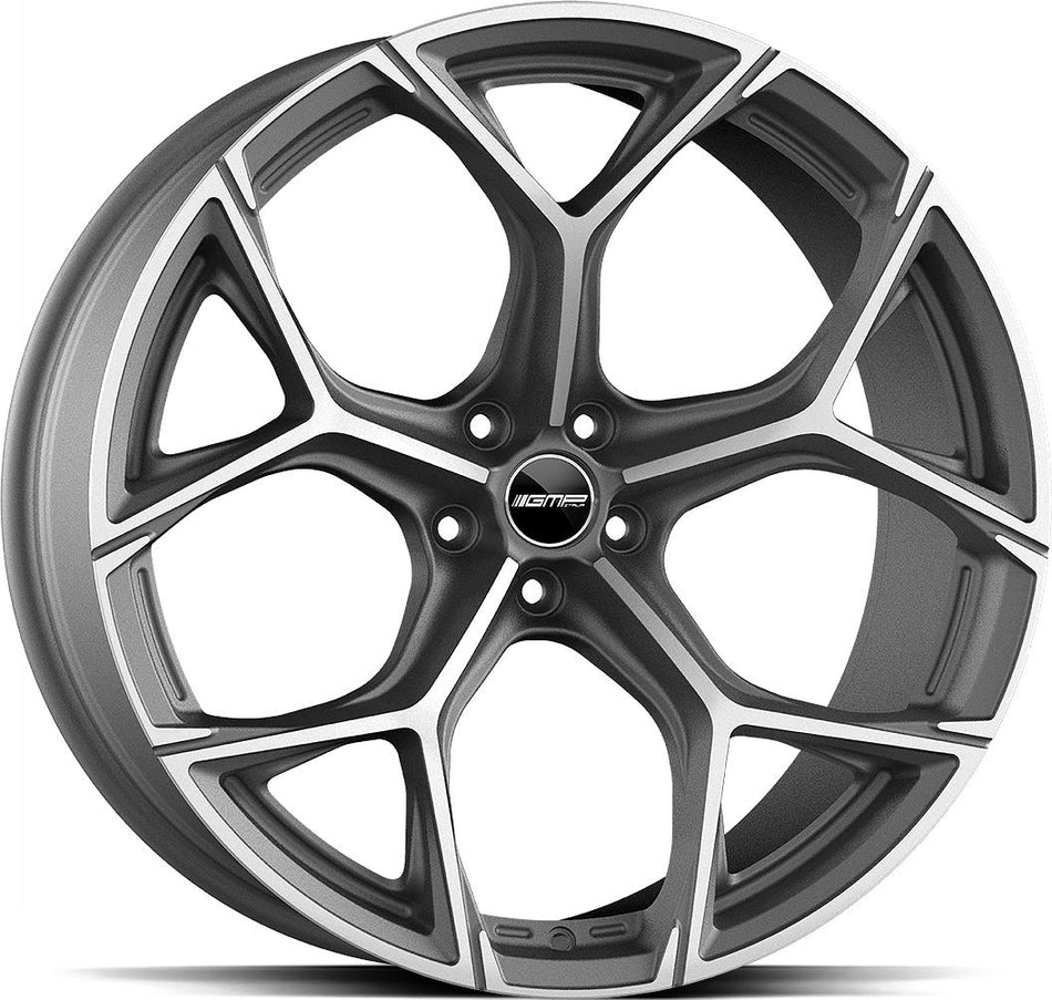 GMP Ultrivity X Matt Anthracite Diamond 9x19 5/130 ET40 CB66,5 Kulkona R14