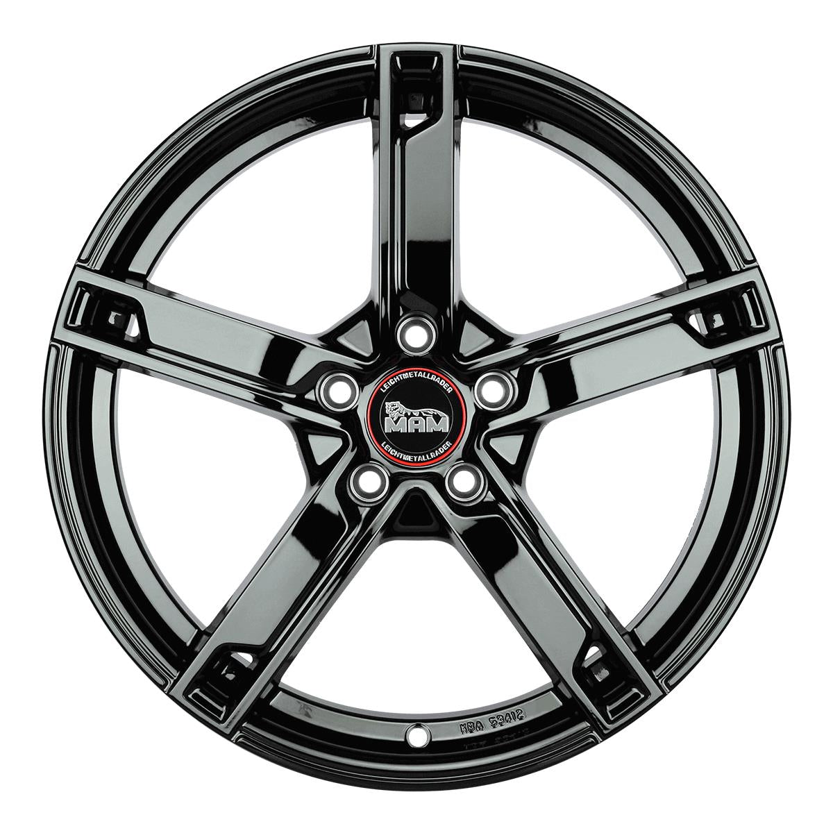 MAM LEICHTMETALLRäDER W4 BLACK PAINTED 6,5x16 5/120 ET35