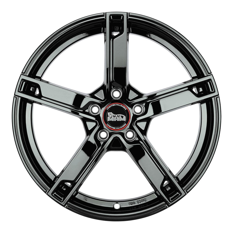 MAM LEICHTMETALLRäDER W4 BLACK PAINTED 6,5x16 5/120 ET35