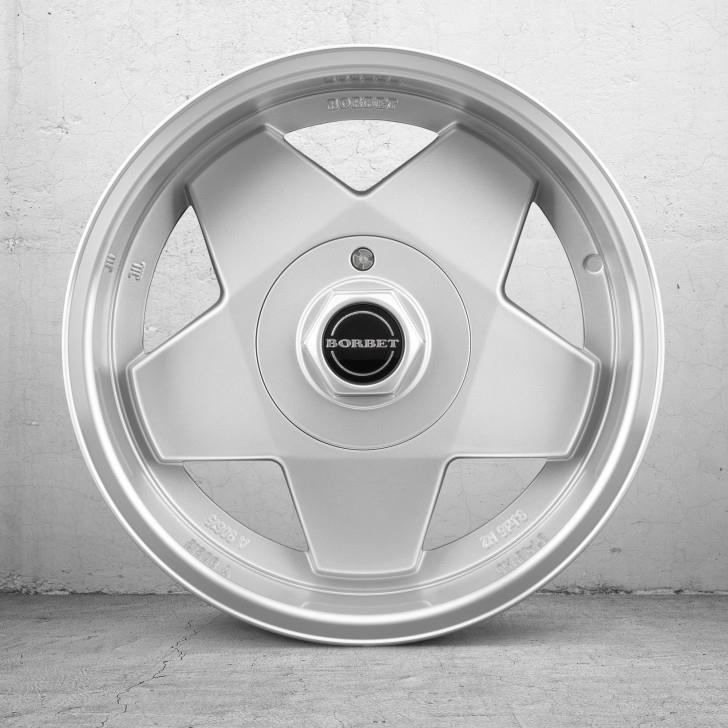 A (CLASSIC) Silver Polished 7x15 4/100 ET25 60°