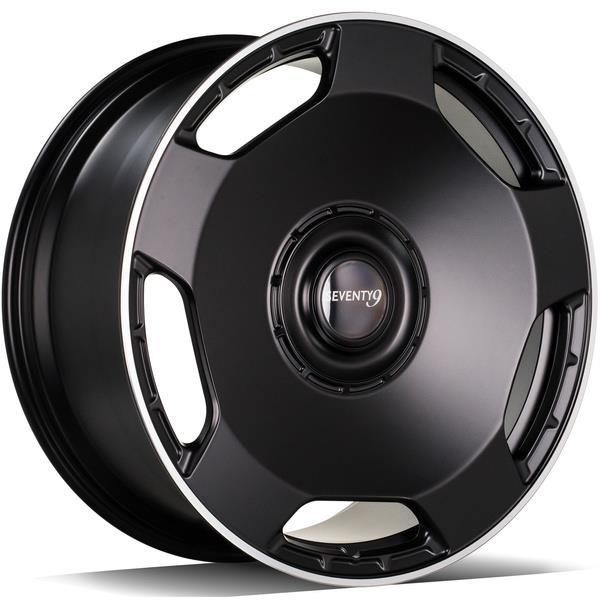 MF.6 Matt Black Machined Lip 10x22 5/130 ET30 CB84,1 60°