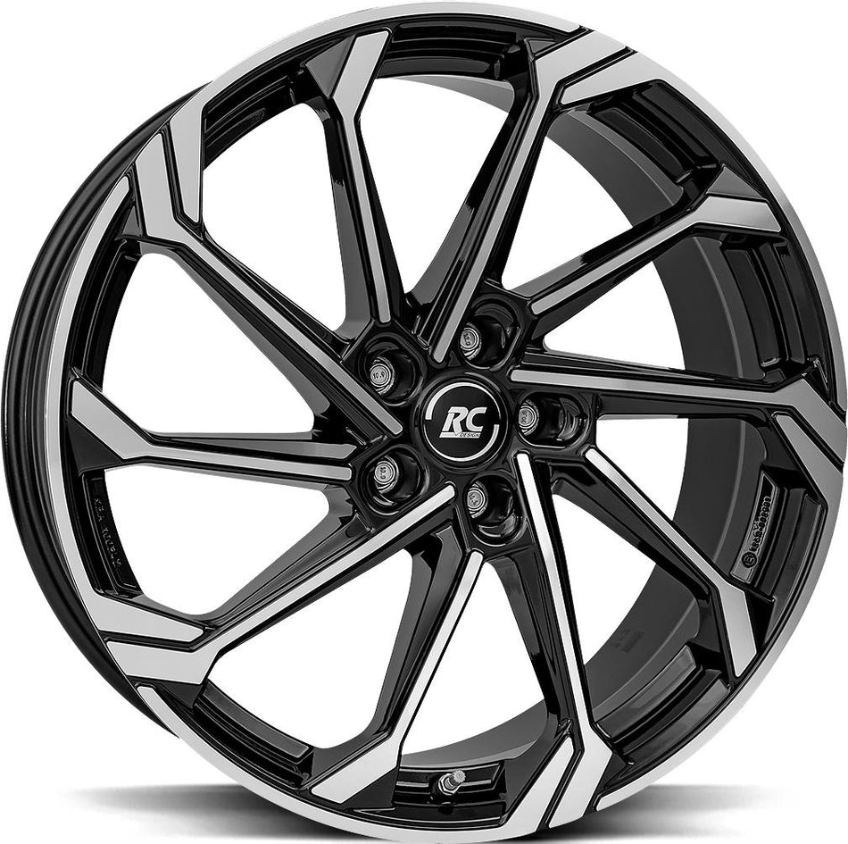 BROCK RC36 Black Full Pol 8x19 5/112 ET52 CB66,6 Kulkona R14