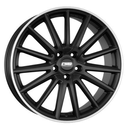 C23 Gloss Black Polished lip 8x18 5/112 ET40 60°