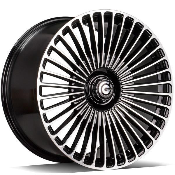 Hurricane Black Front Polished 11x21 5/112 ET47 CB66,6 60°