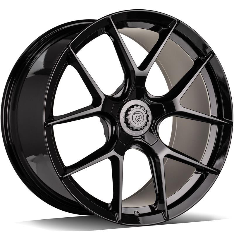 MF.8 Black Glossy 11x21 5/130 ET58 CB71,6 60°