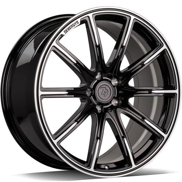 MF.11 Black Front Polished 10x22 5/130 ET30 CB84,1 60°