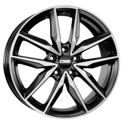 C28 Gloss Black Polished 7x17 5/112 ET40 60°