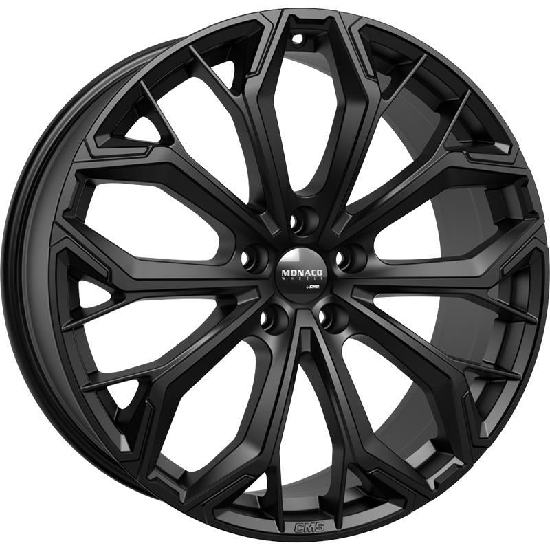 GPC17 Matt Black 8x19 5/108 ET45 60°