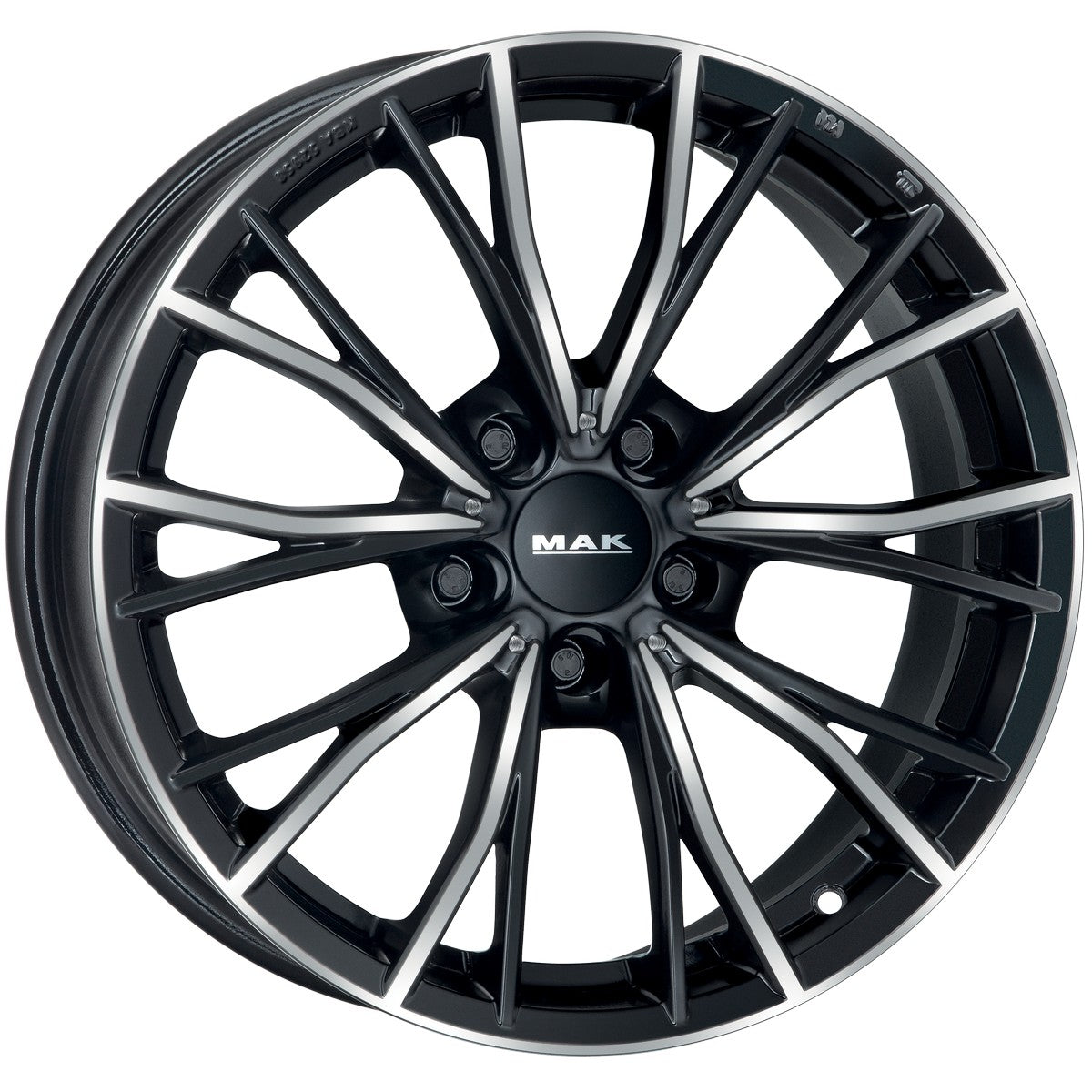 MAK Mark blk/pol 10,5x20 5/112 ET43 CB66,6 60°