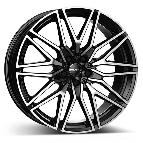 MAK Sturm blk/pol 9,5x21 5/112 ET25 CB66,6 60°