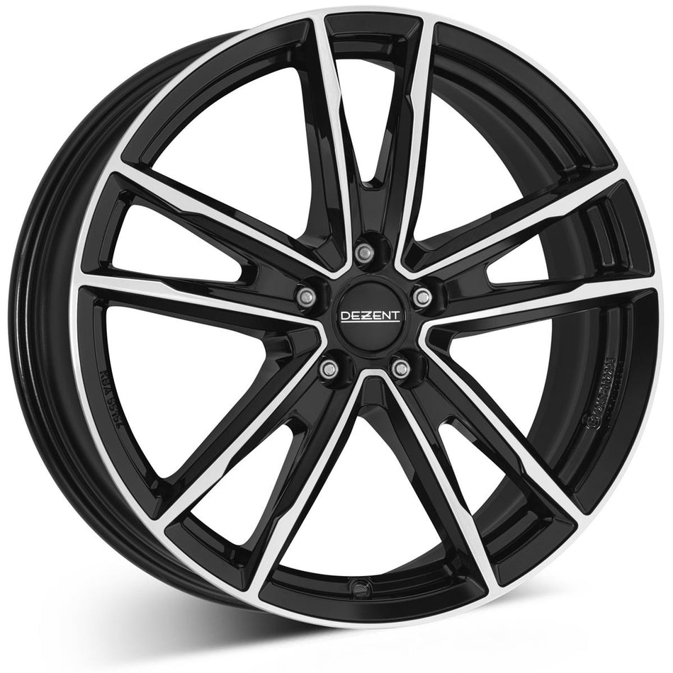 DEZENT KF dark Black/polished 7x16 5/108 ET44