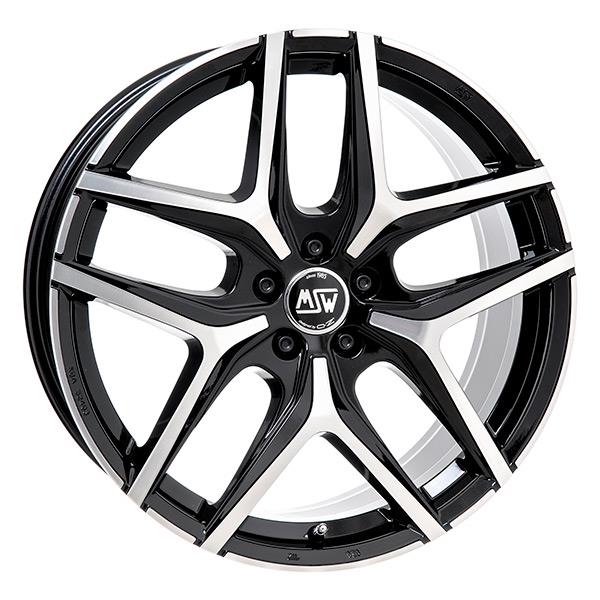 MSW 40 Blk/Pol 8x19 5x130 ET40 CB66.5 R14 770 kg