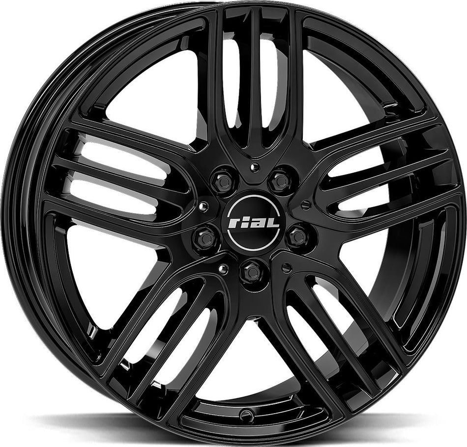 RIAL M14 Diamond Black 9x18 5/112 ET66 CB66.5 R14