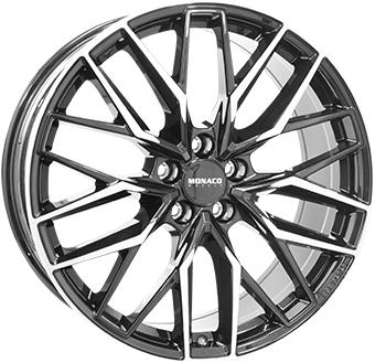 MONACO WHEELS GPX Gloss Black / Polished 8x20 5/112 ET30