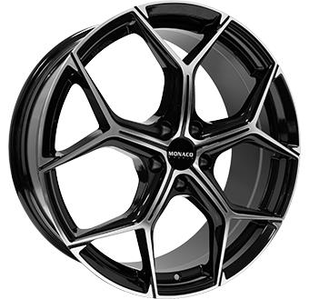 MONACO WHEELS GP16 Gloss Black / Polished 8x19 5/114,3 ET45