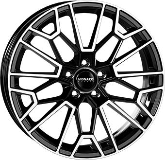 MONACO WHEELS GP13 Gloss Black / Polished 8x19 5/112 ET48