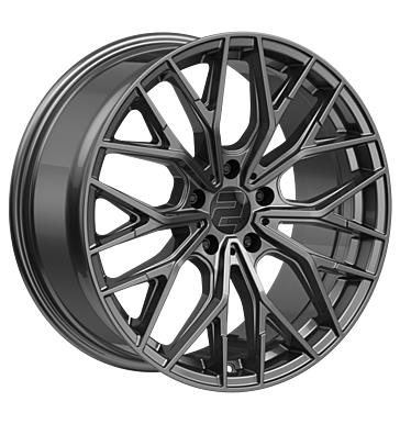 2DRV WH37 daytona grau lackiert 8,5x19 5/108 ET40