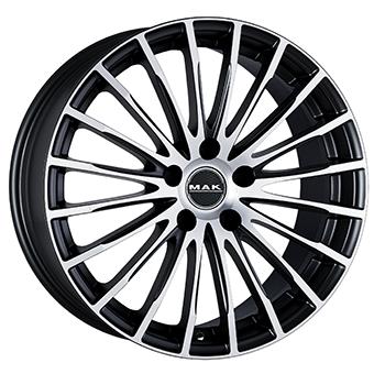 MAK Fatale Dull Black / Polished 7,5x17 5/110 ET41