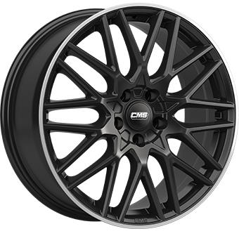 CMS C25 Gloss Black / Polished lip 7x17 5/114,3 ET40