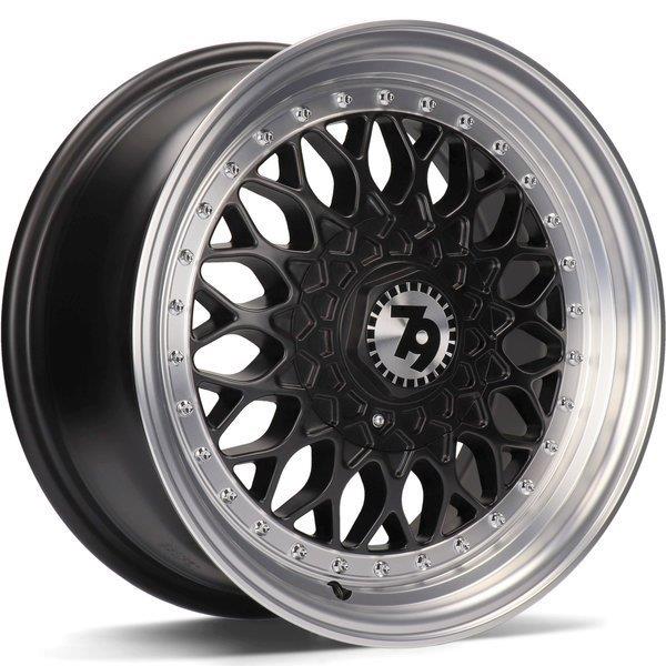 SEVENTY9 SV-E DMBLP - Matt Black Lip Polished 7x15 4/114,3 ET30