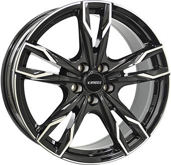 IT WHEELS GINA Gloss Black / Polished 8x18 5/112 ET49