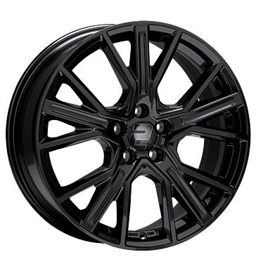 2DRV WH34 schwarz glänzend lackiert 8,5x20 5/112 ET40
