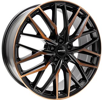 MONACO WHEELS GPX Racing Black / Copper 8x19 5/112 ET40