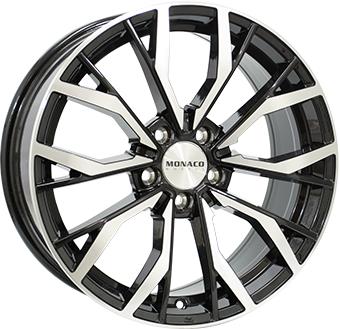 MONACO WHEELS GP5 Gloss Black / Polished 8x18 5/120 ET35